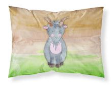 Load image into Gallery viewer, Goat Watercolor Fabric Standard Pillowcase – Artistic Decorative Front, White Back BB7413PILLOWCASE