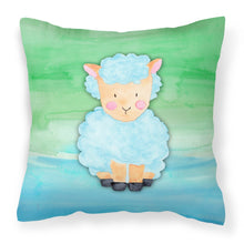 Load image into Gallery viewer, Sheep Lamb Watercolor Fabric Decorative Pillow BB7414PW1818