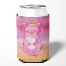 Load image into Gallery viewer, Pig Watercolor Can or Bottle Hugger BB7416CC