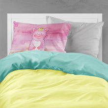 Load image into Gallery viewer, Pig Watercolor Fabric Standard Pillowcase – Artistic Decorative Front, White Back BB7416PILLOWCASE