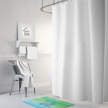 Load image into Gallery viewer, Blue Fish Watercolor Machine Washable Memory Foam Mat BB7419RUG