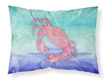 Load image into Gallery viewer, Crab Watercolor Fabric Standard Pillowcase – Artistic Decorative Front, White Back BB7420PILLOWCASE
