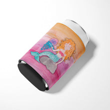 Load image into Gallery viewer, Blonde Mermaid Watercolor Can or Bottle Hugger BB7423CC