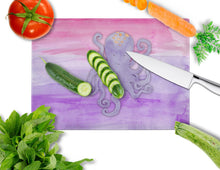Load image into Gallery viewer, Octopus Watercolor Glass Cutting Boards – Durable, Decorative Kitchen Art Large BB7424LCB