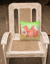 Load image into Gallery viewer, Squirrel Watercolor Fabric Decorative Pillow BB7431PW1818