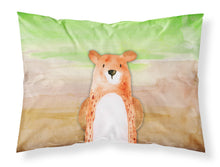 Load image into Gallery viewer, Bear Watercolor Fabric Standard Pillowcase – Artistic Decorative Front, White Back BB7434PILLOWCASE