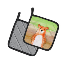 Load image into Gallery viewer, Bear Watercolor Pot Holders - Set of 2 - Heat-Resistant Kitchen Essentials BB7434PTHD