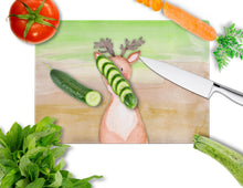 Load image into Gallery viewer, Deer Watercolor Glass Cutting Boards – Durable, Decorative Kitchen Art Large BB7435LCB
