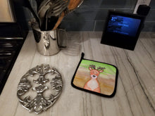 Load image into Gallery viewer, Deer Watercolor Pot Holders - Set of 2 - Heat-Resistant Kitchen Essentials BB7435PTHD