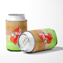 Load image into Gallery viewer, Fox Watercolor Can or Bottle Hugger BB7436CC