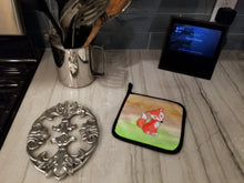 Load image into Gallery viewer, Fox Watercolor Pot Holders - Set of 2 - Heat-Resistant Kitchen Essentials BB7436PTHD