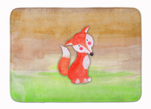 Load image into Gallery viewer, Fox Watercolor Machine Washable Memory Foam Mat BB7436RUG