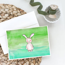 Load image into Gallery viewer, Bunny Rabbit Watercolor Greeting Cards -  Blank Note Cards – 8-Pack of Artist-Designed Cards with Envelopes