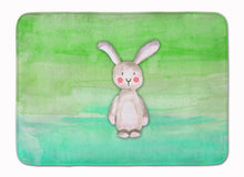 Load image into Gallery viewer, Bunny Rabbit Watercolor Machine Washable Memory Foam Mat BB7437RUG