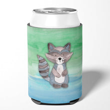 Load image into Gallery viewer, Raccoon Watercolor Can or Bottle Hugger BB7438CC