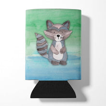 Load image into Gallery viewer, Raccoon Watercolor Can or Bottle Hugger BB7438CC
