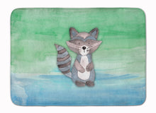 Load image into Gallery viewer, Raccoon Watercolor Machine Washable Memory Foam Mat BB7438RUG