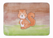 Load image into Gallery viewer, Squirrel Watercolor Machine Washable Memory Foam Mat BB7439RUG