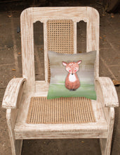 Load image into Gallery viewer, Baby Deer Watercolor Fabric Decorative Pillow BB7442PW1818