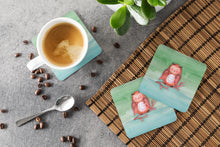 Load image into Gallery viewer, Brown Owl Watercolor Foam Coaster  BB7443FC
