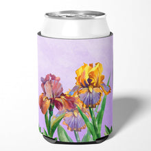 Load image into Gallery viewer, Purple and Yellow Iris Can or Bottle Hugger BB7445CC