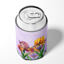 Load image into Gallery viewer, Purple and Yellow Iris Can or Bottle Hugger BB7445CC