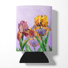 Load image into Gallery viewer, Purple and Yellow Iris Can or Bottle Hugger BB7445CC