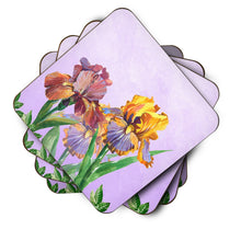 Load image into Gallery viewer, Purple and Yellow Iris Foam Coaster  BB7445FC