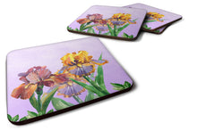 Load image into Gallery viewer, Purple and Yellow Iris Foam Coaster  BB7445FC