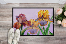 Load image into Gallery viewer, Purple and Yellow Iris Doormat - 24x36 Decorative Floor Mat – Indoor/Outdoor Rug with Artistic Flair BB7445JMAT