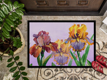 Load image into Gallery viewer, Purple and Yellow Iris Doormat - 24x36 Decorative Floor Mat – Indoor/Outdoor Rug with Artistic Flair BB7445JMAT