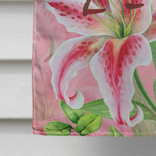 Load image into Gallery viewer, Pink Lillies Flag Canvas House Size BB7446CHF