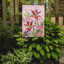Load image into Gallery viewer, Pink Lillies Garden Flag - Outdoor Decorative Yard Flag BB7446GF