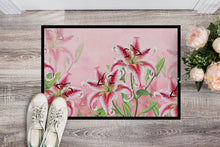 Load image into Gallery viewer, Pink Lillies Doormat - 18x27 Decorative Floor Mat – Indoor/Outdoor Rug with Artistic Flair BB7446MAT