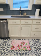 Load image into Gallery viewer, Pink Lillies Machine Washable Memory Foam Mat BB7446RUG