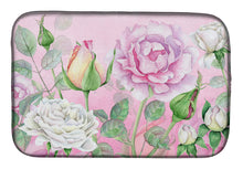 Load image into Gallery viewer, Rose Garden Dish Drying Mat – Absorbent, Artistic Kitchen Essentials BB7447DDM