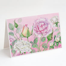 Load image into Gallery viewer, Rose Garden Greeting Cards -  Blank Note Cards – 8-Pack of Artist-Designed Cards with Envelopes