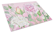 Load image into Gallery viewer, Rose Garden Glass Cutting Boards – Durable, Decorative Kitchen Art Large BB7447LCB