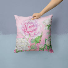 Load image into Gallery viewer, Rose Garden Throw Pillow - 14x14 Decorative Pillow – Art for Your Home &amp; Patio BB7447PW1414
