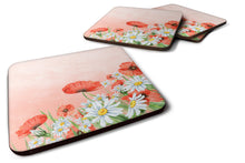 Load image into Gallery viewer, Poppies and Chamomiles Foam Coaster  BB7448FC