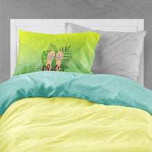Load image into Gallery viewer, Aloha Flip Flops Fabric Standard Pillowcase – Artistic Decorative Front, White Back BB7449PILLOWCASE
