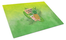 Load image into Gallery viewer, To the Beach Summer Glass Cutting Boards – Durable, Decorative Kitchen Art Large BB7450LCB