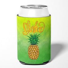 Load image into Gallery viewer, Aloha Pineapple Welcome Can or Bottle Hugger BB7451CC
