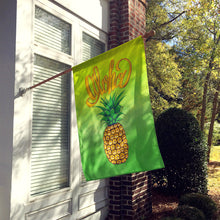 Load image into Gallery viewer, Aloha Pineapple Welcome Flag Canvas House Size BB7451CHF