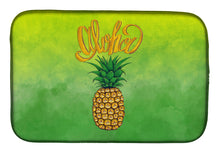 Load image into Gallery viewer, Aloha Pineapple Welcome Dish Drying Mat – Absorbent, Artistic Kitchen Essentials BB7451DDM