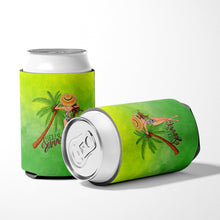 Load image into Gallery viewer, Hello Summer Lady in Swimsuit Can or Bottle Hugger BB7452CC