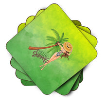 Load image into Gallery viewer, Hello Summer Lady in Swimsuit Foam Coaster  BB7452FC