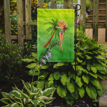 Load image into Gallery viewer, Hello Summer Lady in Swimsuit Garden Flag - Outdoor Decorative Yard Flag BB7452GF
