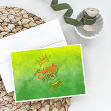 Load image into Gallery viewer, Summer Time Greeting Cards -  Blank Note Cards – 8-Pack of Artist-Designed Cards with Envelopes