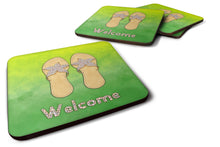Load image into Gallery viewer, Flip Flops Welcome Foam Coaster  BB7454FC